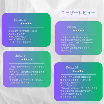 【SUV・ミニバン専用】Shopitto™トランクマット